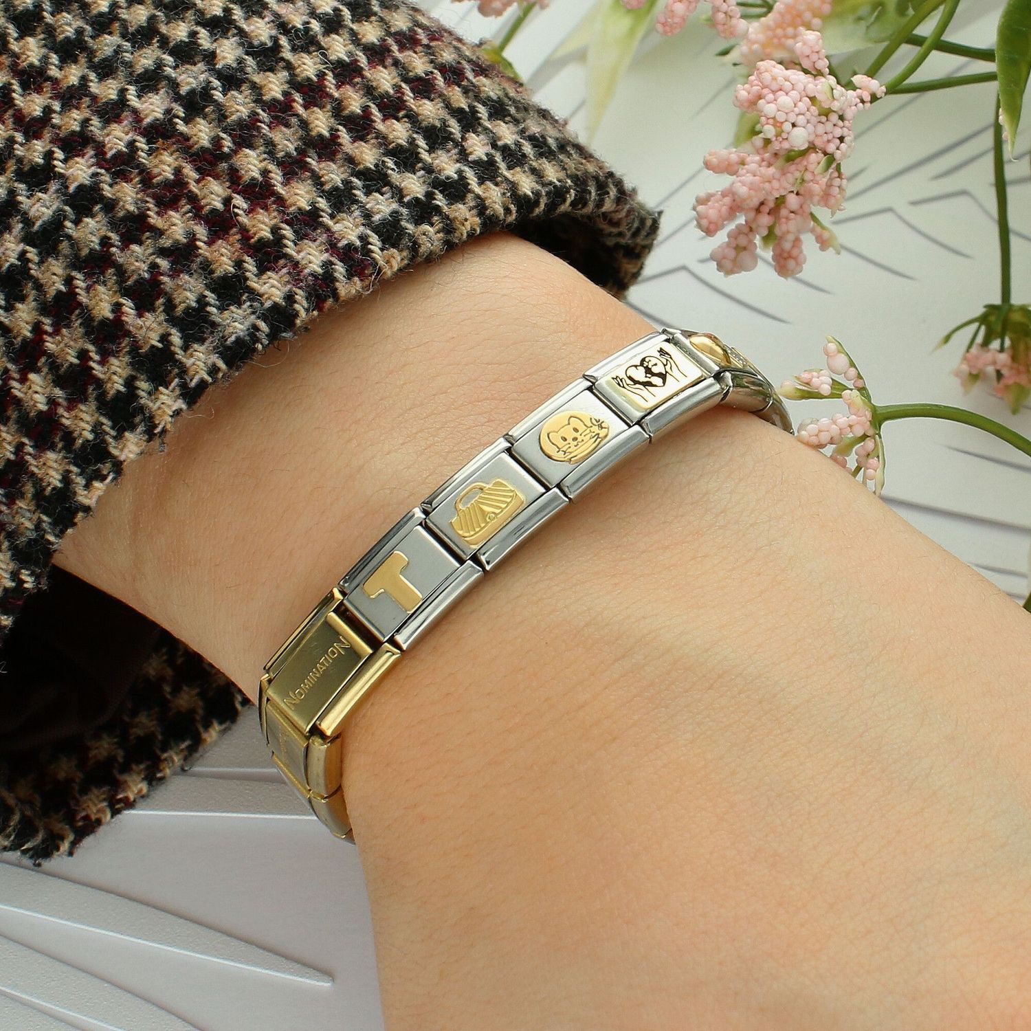 Zawieszka Nomination Composable Torebka Diamentowana – Złoto 18K  030149 48 ✨.jpg